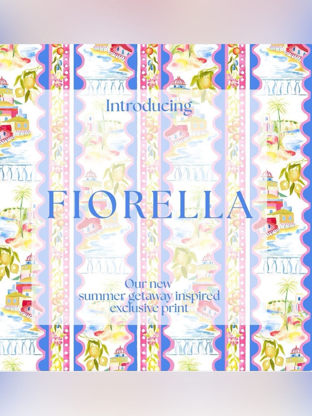 Label of Love Fiorella Greek Tropical Print Mini Dress Cover Up size medium - Picture 2 of 10